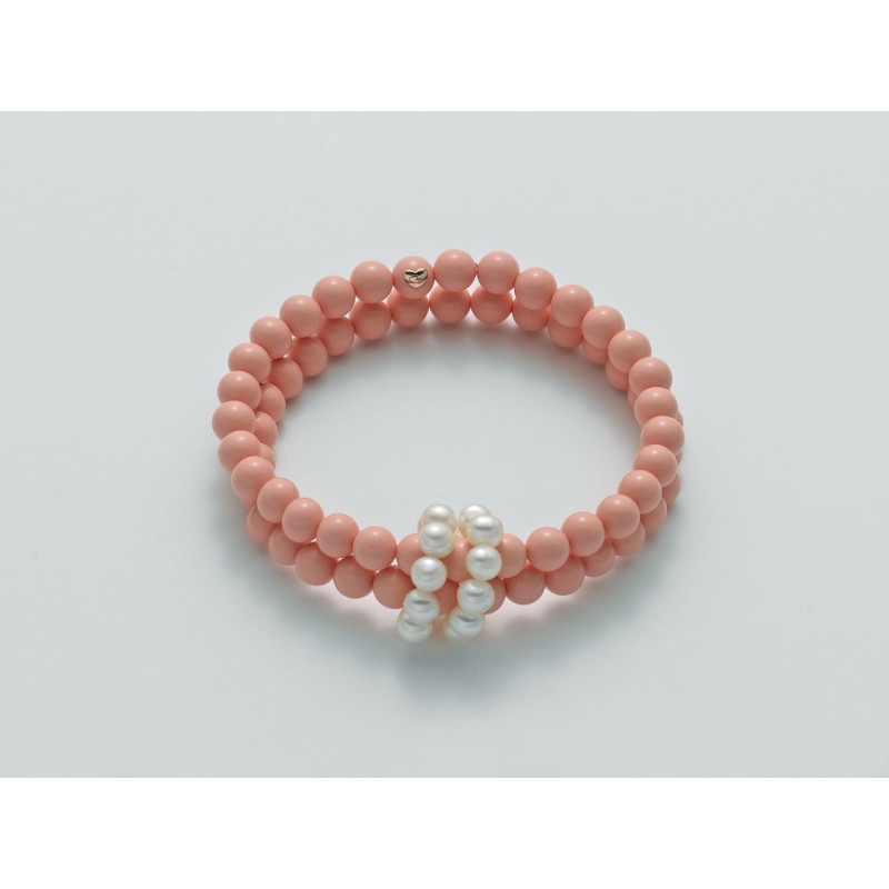 MILUNA Bracciale donna corallo rosa e perla - PBR2218 MILUNA - 1