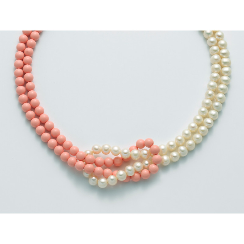 MILUNA Collana donna corallo rosa e perla - PCL5178 MILUNA - 1