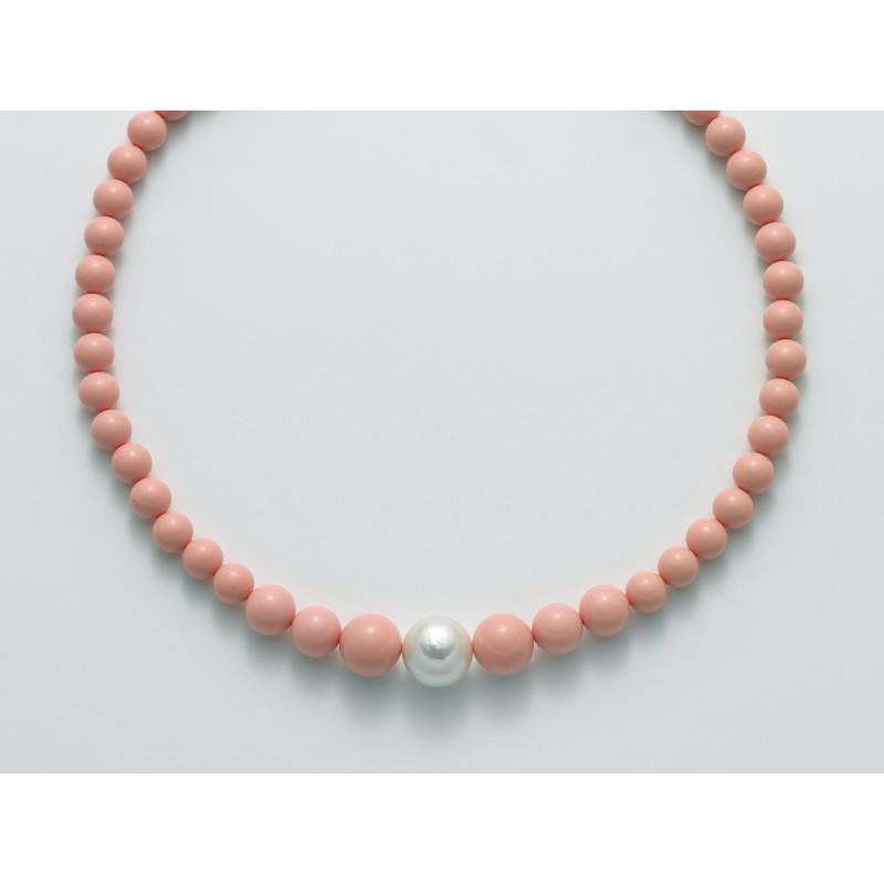 MILUNA Collana donna corallo rosa e perla - PCL5317 MILUNA - 1