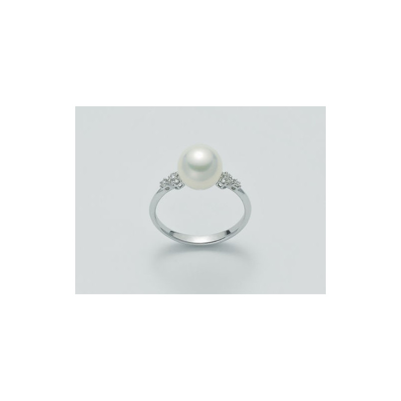 NIMEI Anello donna con perla Akoya e diamanti - PLI1152 NIMEI - 1
