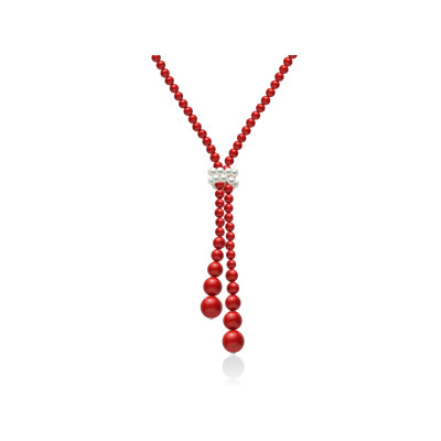 Perle rosso scuro naturale Collana,bracciale,braccialetto,girocollo da donna 