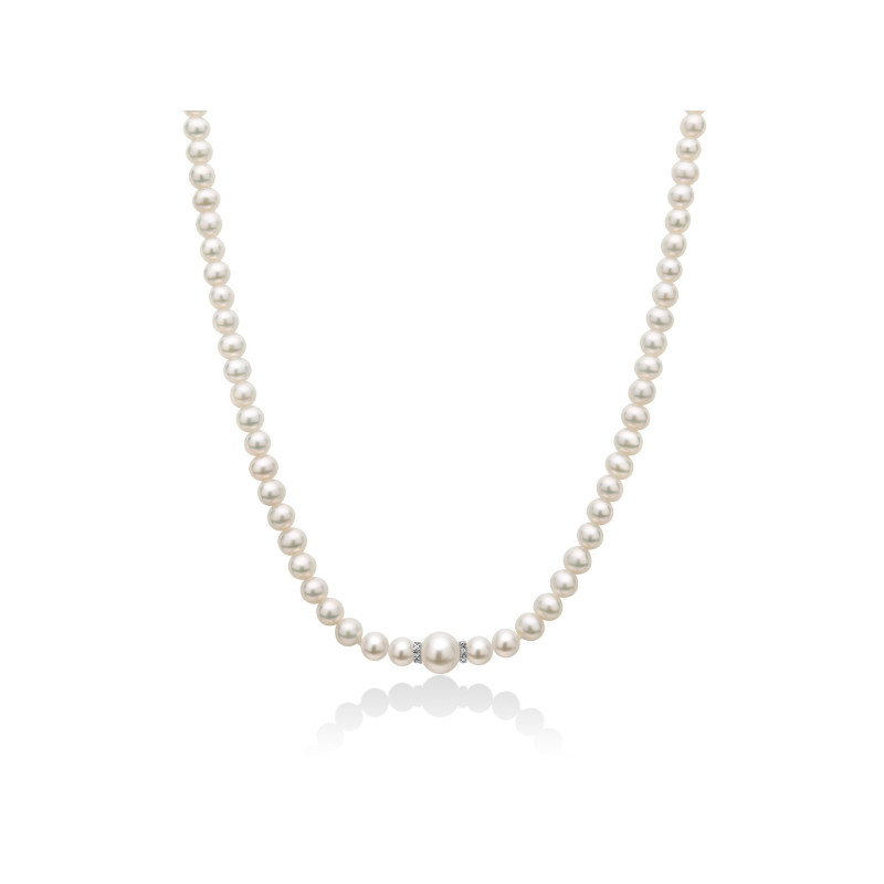 Collana donna Miluna con perle e diamanti PCL5914V MILUNA - 1