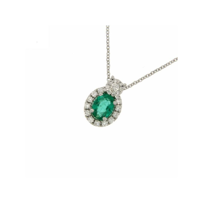 MIRCO VISCONTI Collana donna con smeraldo e diamanti - AB851/S MIRCO VISCONTI - 1