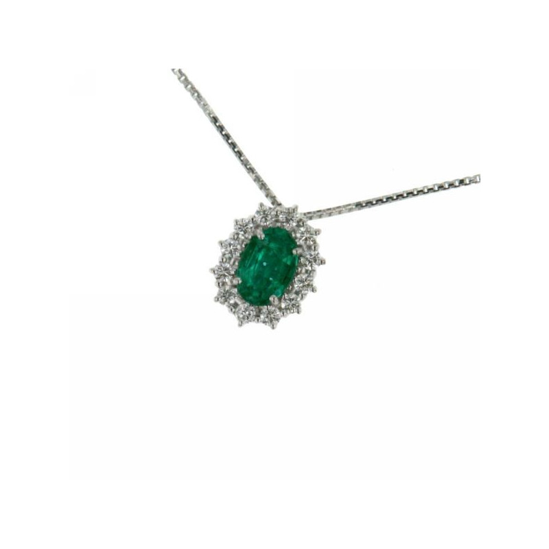 MIRCO VISCONTI Collana donna con smeraldo e diamanti - IE46/B10S MIRCO VISCONTI - 1