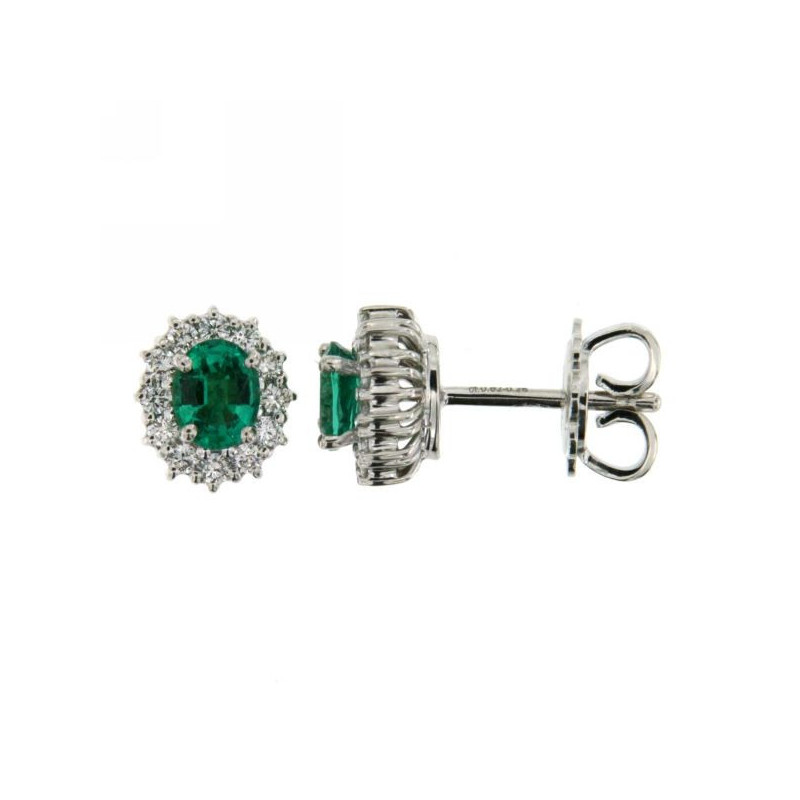 MIRCO VISCONTI Orecchini donna con smeraldi e diamanti - Z685S/B10S MIRCO VISCONTI - 1