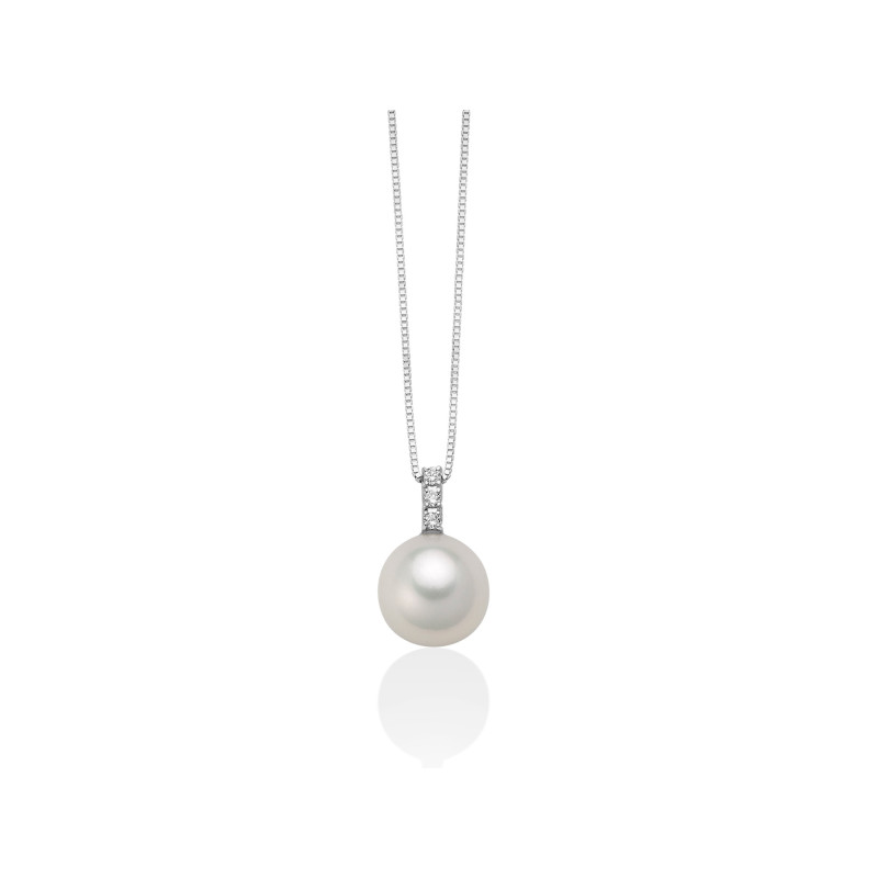 Collana donna Miluna oro bianco con perla e diamanti PCL6276 MILUNA - 1