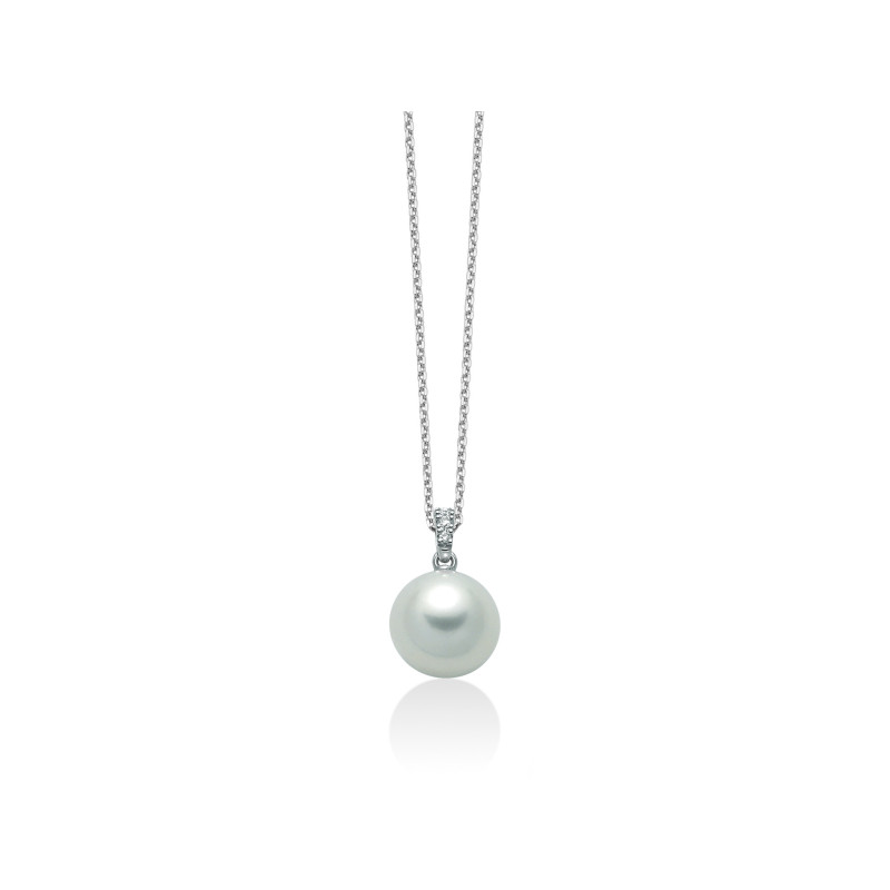 Collana donna Miluna oro bianco con perla e diamanti PCL5501 MILUNA - 1