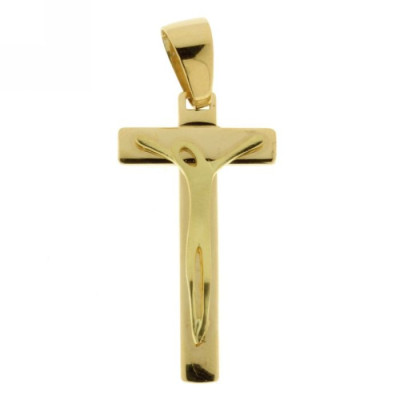 18KARATI Croce uomo con Cristo - 803321714074 www.ideapreziosa.com shop online