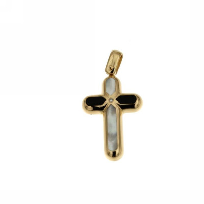 18KARATI Croce uomo con pietre e diamante - 803321721367 www.ideapreziosa.com shop online