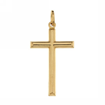 18KARATI Croce uomo scatolata senza Cristo - 803321700491 www.ideapreziosa.com shop online