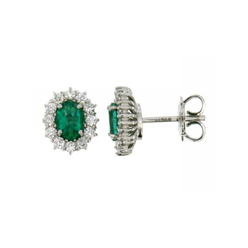 MIRCO VISCONTI Orecchini donna con smeraldi e diamanti - IE47S/B5S MIRCO VISCONTI - 1