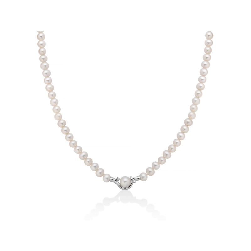Collana donna Miluna con perle e diamanti PCL6403 MILUNA - 1