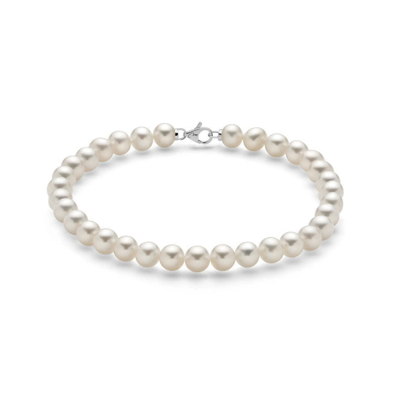 Bracciale perle Miluna oro bianco PBR3563 MILUNA - 1